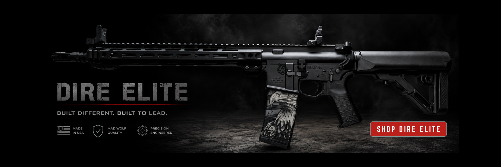 Mad Wolf Hero AR 15 - DIRE ELITE Mad Wolf Hero AR 15 - DIRE ELITE