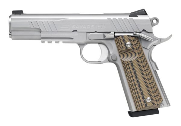672034716-1.jpg SAVAGE ARMS 1911 GOV 45ACP SS/SS RAIL
