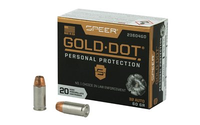 CCI23604GD_1.jpg SPR GOLD DOT 32ACP 60GR HP 20/200