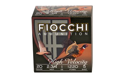 F20HV5_1.jpg FIOCCHI 20GA #5 HV LEAD HUNT 25/250