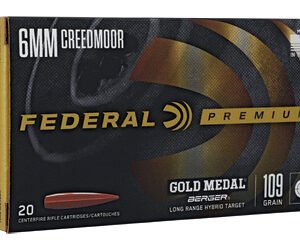 FED GLD MDL 6MM 109GR LRT 20/200