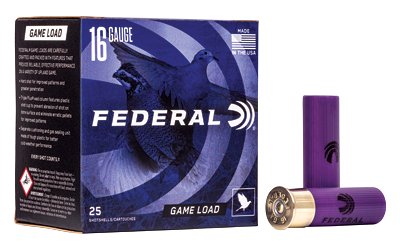 FEH1608_1.jpg FED GAME LOAD 16GA 2 3/4" #8 25/250