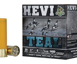 HEVI TEAL 20GA 3" #6 25/250