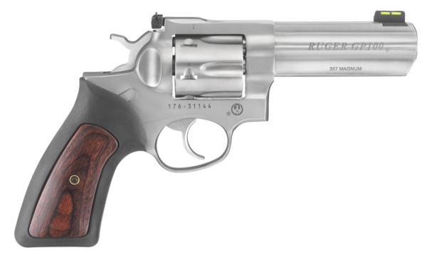 RU1762.png RUGER GP100 357MAG SS/RUB 4" HIVIZ