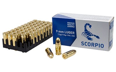 STVS9MM115F_1.jpg SCORPIO AMMO 9MM 115GR FMJ 50/1000