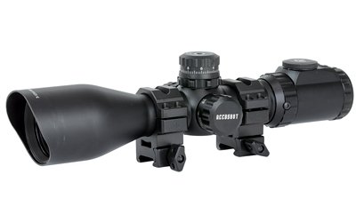 UTGSCP3-UM312AOIEW_1.jpg UTG 3-12X44 SWAT CMPCT MDOT W/RINGS