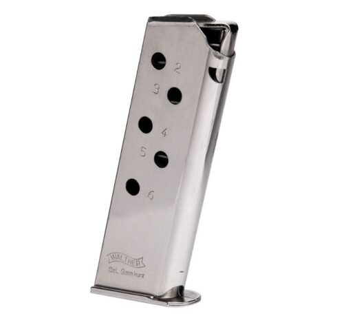 WA2246009.jpg WALTHER ARMS MAGAZINE PPK 380ACP 6RD NICKEL