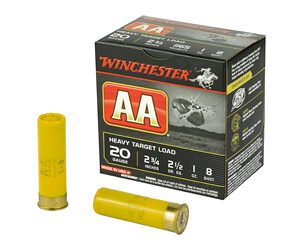 WIN AA HVY TRGT 20GA 2.75" #8 25/250