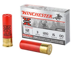 WIN SUPERX 12GA 3" 00BK 15P 5/250