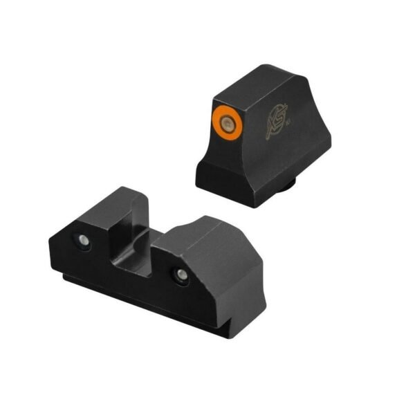https3A2F2Fmedia.chattanoogashooting.com2Fimages2Fproduct2FAQGLR022P6N2FAQGLR022P6N.jpg XS Sights R3D Night Sights Orange For Glock Suppressor/RMR Height 42 43 43x & 48