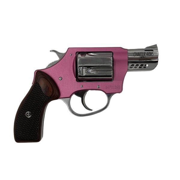https3A2F2Fmedia.chattanoogashooting.com2Fimages2Fproduct2FAR538052FAR53805-1.jpg Charter Arms Coyote Series Leader of the Pack Pink Handgun .380 ACP 5rd Capacity 2'' Pink