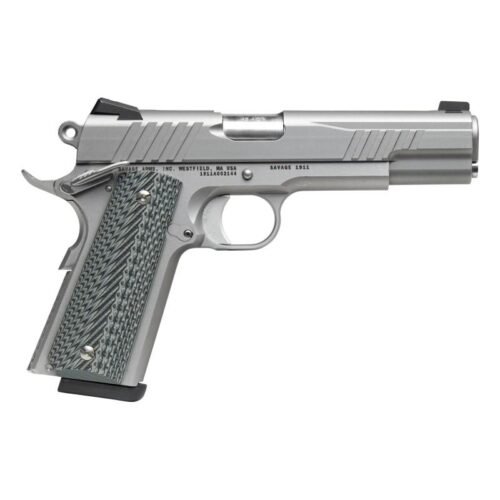 https3A2F2Fmedia.chattanoogashooting.com2Fimages2Fproduct2FBV672022FBV67202-1.jpg Savage 1911 Gov't Style Handgun .45 Auto 8rd Magazines (2) 5" Barrel Stainless Steel