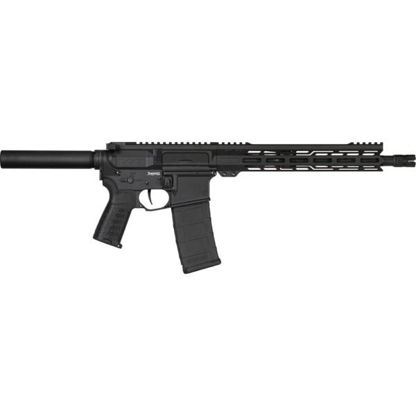 https3A2F2Fmedia.chattanoogashooting.com2Fimages2Fproduct2FCA30AD60FAB2FCA30AD60FAB-1.jpg CMMG Banshee Mk4 Handgun .300 BLK 30rd Magazine 12.5" 5/8x24 Threaded Barrel Black