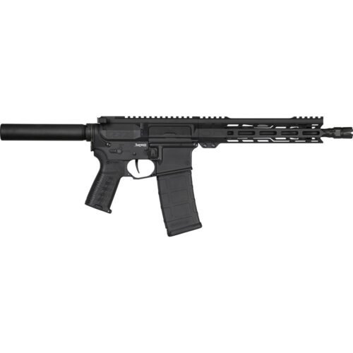 https3A2F2Fmedia.chattanoogashooting.com2Fimages2Fproduct2FCA55AED0AAB2FCA55AED0AAB-1.jpg CMMG Banshee Mk4 Handgun 5.56mm 30rd Magazine 10.5" 1/2x28 Threaded Barrel Black Pistol Tube
