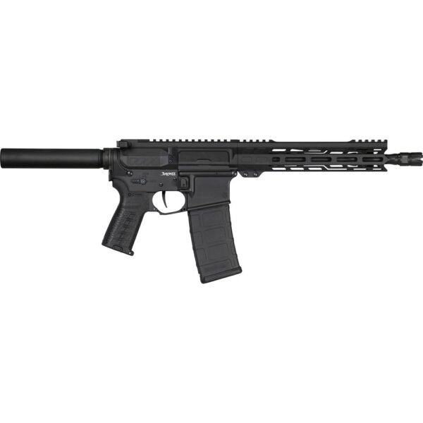 https3A2F2Fmedia.chattanoogashooting.com2Fimages2Fproduct2FCA55AED0AAB2FCA55AED0AAB-1.jpg CMMG Banshee Mk4 Handgun 5.56mm 30rd Magazine 10.5" 1/2x28 Threaded Barrel Black Pistol Tube