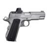 https3A2F2Fmedia.chattanoogashooting.com2Fimages2Fproduct2FEBFX2SS2FFX2-5.jpg Ed Brown FX2 Compact Stainless Bobtail Handgun .45 Auto 7rd Magazine 4.25" Barrel American Flag Serrations w/Trij RMRcc