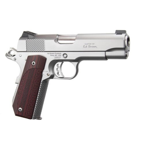https3A2F2Fmedia.chattanoogashooting.com2Fimages2Fproduct2FEBKCSS2FKC-SS_252812529.jpg Ed Brown Kobra Carry Stainless Handgun .45 Auto 7rd Magazine 4.25" Barrel Thumb Safety