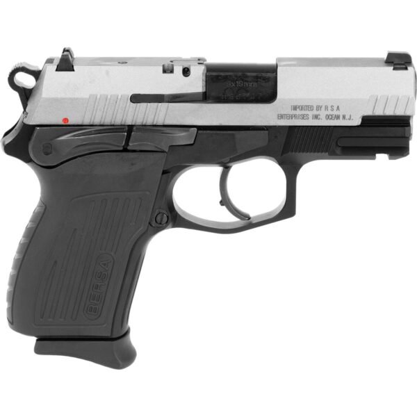 https3A2F2Fmedia.chattanoogashooting.com2Fimages2Fproduct2FEWTPR9CDT2FEWTPR9CDT-2.jpg Bersa TPR9C Handgun 9mm Luger 13/rd Magazine 3.25" Barrel Silver with Black Grip