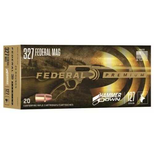 https3A2F2Fmedia.chattanoogashooting.com2Fimages2Fproduct2FFALG327F12FFALG327F1_1.jpg Federal Hammer Down Rifle Ammunition .327 Mag 127 gr SP 1650 fps 20/ct