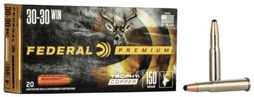 https3A2F2Fmedia.chattanoogashooting.com2Fimages2Fproduct2FFAP3030TC12FFAP3030TC1.jpg Federal Premium Trophy Copper Rifle Ammunition .30-30 Win 150 gr TC 2300 fps 20/ct