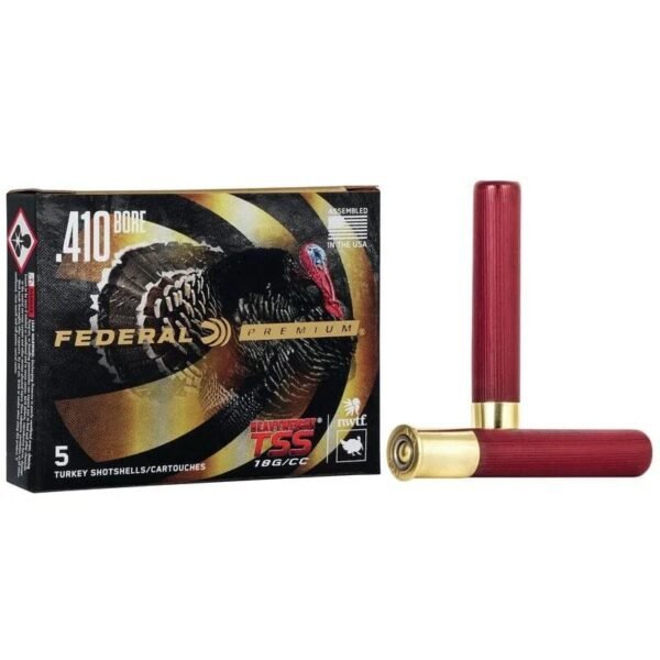 https3A2F2Fmedia.chattanoogashooting.com2Fimages2Fproduct2FFAPTSS419F72FFAPTSS419F7.jpg Federal Premium Turkey Heavyweight TSS Shotshell 410ga 3" 13/16oz 1100 fps #7 5/ct