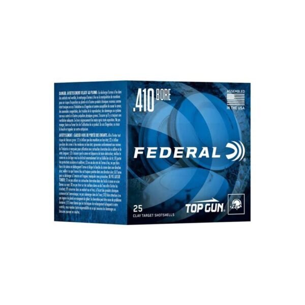 https3A2F2Fmedia.chattanoogashooting.com2Fimages2Fproduct2FFATGS41214752FFATGS4121475-1.jpg Federal Top Gun Sporting Shotshells .410 2-1/2" 1/2 oz 1330 fps #7.5 25/ct