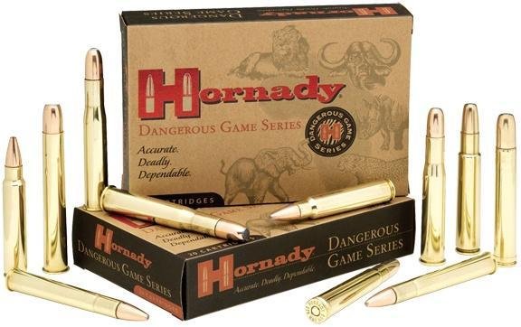 https3A2F2Fmedia.chattanoogashooting.com2Fimages2Fproduct2FHO823042FHO82304.jpg Hornady Dangerous Game Series Rifle Ammunition 9.3x74R 286 gr SP-RP 2360 fps - 20/box