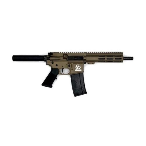 https3A2F2Fmedia.chattanoogashooting.com2Fimages2Fproduct2FIQGL15223PBRZ2FIQGL15223PBRZ_1.jpg Great Lakes AR-15 Pistol .223 Wylde 30rd Magazine 7.5" Nitride Barrel Bronze Finish