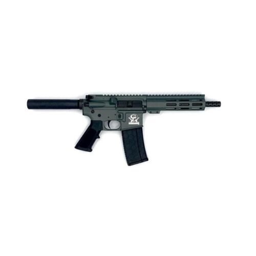 https3A2F2Fmedia.chattanoogashooting.com2Fimages2Fproduct2FIQGL15223PCHG2FIQGL15223PCHG.jpg Great Lakes AR-15 Pistol .223 Wylde 30rd Magazine 7.5" Nitride Barrel Charcoal Green Finish