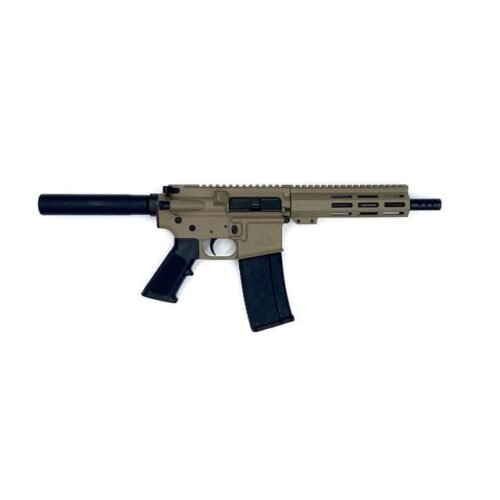 https3A2F2Fmedia.chattanoogashooting.com2Fimages2Fproduct2FIQGL15223PFDE2FIQGL15223PFDE.jpg Great Lakes AR-15 Pistol .223 Wylde 30rd Magazine 7.5" Nitride Barrel FDE Finish