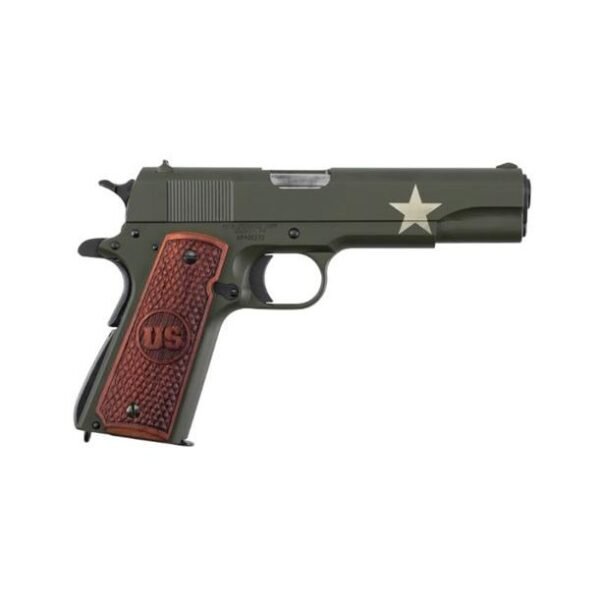 https3A2F2Fmedia.chattanoogashooting.com2Fimages2Fproduct2FKZ1911BKOC112Ftanker.jpg Auto Ordnance Tanker Special Edition 1911 Handgun .45 Auto 7rd Magazine 5" Barrel