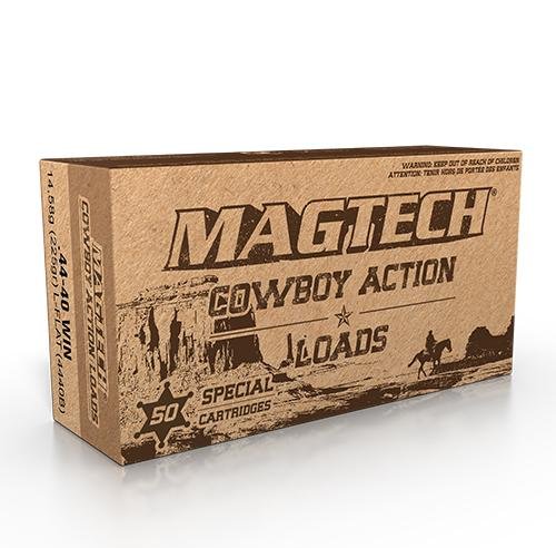 https3A2F2Fmedia.chattanoogashooting.com2Fimages2Fproduct2FMG4440B2FMG4440B.jpg Magtech Cowboy Action Ammunition .44-40 Win. 225gr LFN 755 fps 50/ct