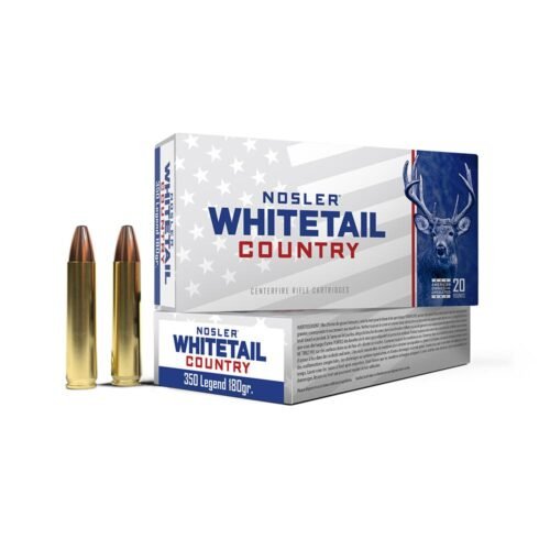 https3A2F2Fmedia.chattanoogashooting.com2Fimages2Fproduct2FNO401302FNO401301.jpg Nosler Whitetail Country Rifle Ammunition 350 Legend 180gr LFN 2100 fps 20/ct