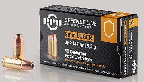 PRIVI 9mm Luger JHP 147gr 50Rds Ammo
