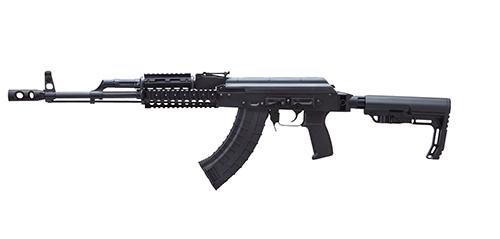 https3A2F2Fmedia.chattanoogashooting.com2Fimages2Fproduct2FRIRAK103MFT2FRIRAK103MFT.jpg Riley Defense RAK47-T-MP 7.62x39mm 30rd Magazine 16.25" Barrel MFT Collapse Stock Black