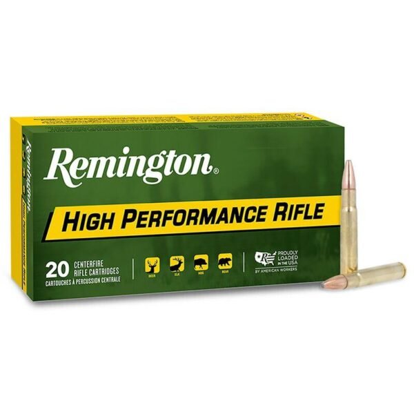 https3A2F2Fmedia.chattanoogashooting.com2Fimages2Fproduct2FRT214992FRT21499-1.jpg Remington Rifle Ammunition .35 Whelen 250 gr PSP 2400 fps 20/ct