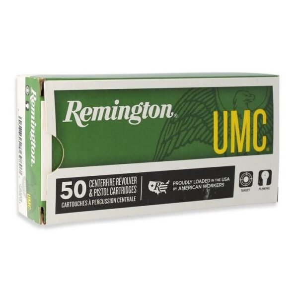 https3A2F2Fmedia.chattanoogashooting.com2Fimages2Fproduct2FRT237422FRT23742-1.jpg Remington UMC Handgun Ammunition .40 S&W 180 gr. FMJ 990 fps 50/ct
