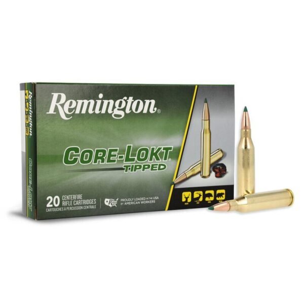 https3A2F2Fmedia.chattanoogashooting.com2Fimages2Fproduct2FRT290202FRT29020-1.jpg Remington Core-Lokt Tipped Rifle Ammunition .280 Rem 140gr PT 3020 fps 20/ct