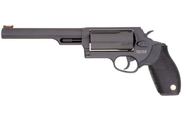https3A2F2Fmedia.chattanoogashooting.com2Fimages2Fproduct2FTX2441061MAG2FTX2441061MAG.jpg Taurus Judge Magnum Handgun .45 Colt/.410ga 3" Chamber 6.5" Barrel Matte Black Engraved Frame