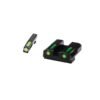 https3A2F2Fmedia.chattanoogashooting.com2Fimages2Fproduct2FVHGLN3292FVHGLN325.jpg HIVIZ LiteWave H3 sight Green LitePipe/White front ring fits Glock Models Chambered in 45 ACP 10mm .45 GAP