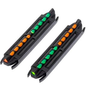 HIVIZ Two-In-One Magnetic Shotgun Sight with Green & Orange LitePipe