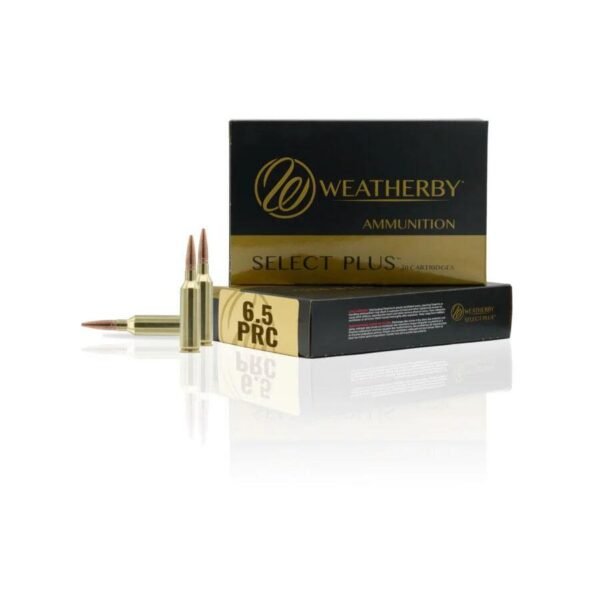 https3A2F2Fmedia.chattanoogashooting.com2Fimages2Fproduct2FWMR65PRC156EH2FWMR65PRC156EH.jpg Weatherby Select Plus Rifle Ammunition 6.5 PRC 156gr Elite Hunter 2850 fps 20/ct