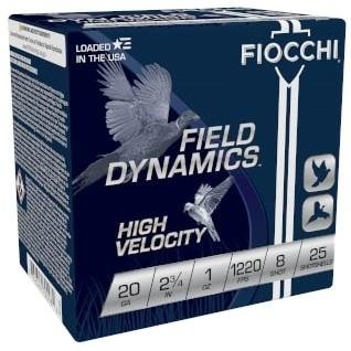 https3A2F2Fmedia.chattanoogashooting.com2Fimages2Fproduct2FXN20HV82FXN20HV8-1.jpg Fiocchi High Velocity Shotshells 20ga 2-3/4" 1oz #8 25/ct