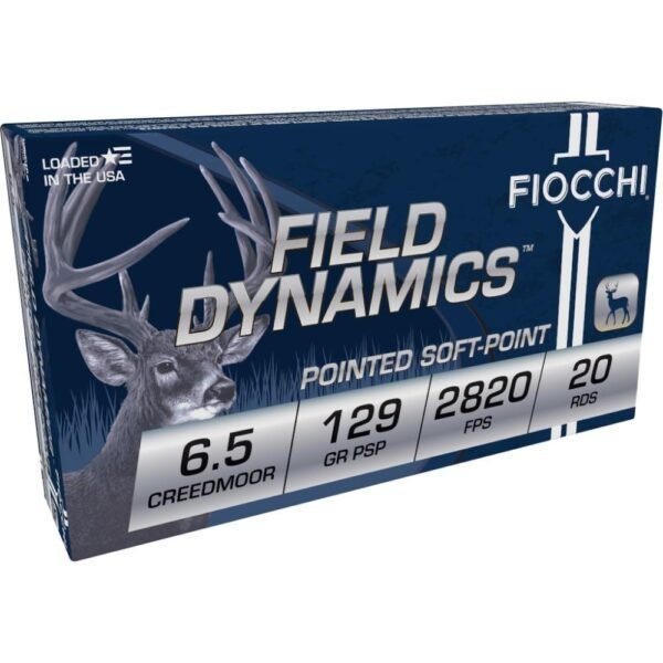 https3A2F2Fmedia.chattanoogashooting.com2Fimages2Fproduct2FXN65CMB2FXN65CMB-1.jpg Fiocchi Shooting Dynamics Rifle Ammunition 6.5 Creedmoor 129 gr PSP 20/ct