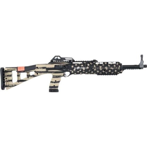 https3A2F2Fmedia.chattanoogashooting.com2Fimages2Fproduct2FYH4595TSFLGFDE2FYH4595TSFLGFDE-1.jpg Hipoint 45TS Carbine Rifle .45 ACP 9rd Magazine 17.5" Barrel FDE Flag