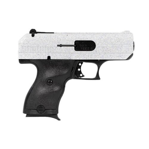 https3A2F2Fmedia.chattanoogashooting.com2Fimages2Fproduct2FYH916WHSP2FYH916WHSP-1.jpg HiPoint C-9 White Sparkle Handgun 9mm Luger 8rd Magazine 3.5" Barrel White Slide with black Grip