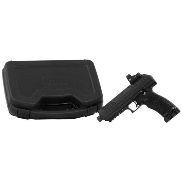 https3A2F2Fmedia.chattanoogashooting.com2Fimages2Fproduct2FYHJXP10CTHC2FYHJXP10CTHC-1.jpg HiPoint JXP Handgun 10mm 10rd Magazine 5.2" Threaded Barrel Black with Crimson Trace Red Dot Sight and Case
