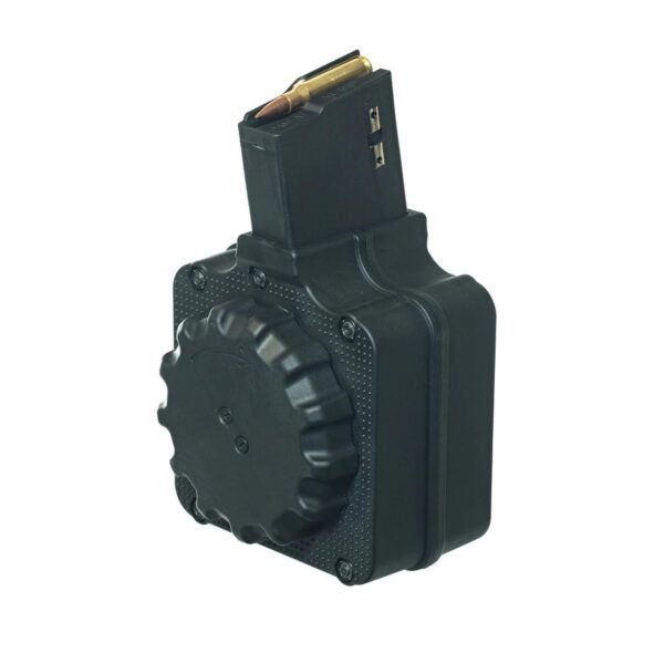 https3A2F2Fmedia.chattanoogashooting.com2Fimages2Fproduct2FZMDRMA12FZMDRMA1_1.jpg ProMag Black Polymer AR Magazine For AR-308 .308 Win 50/rd Drum