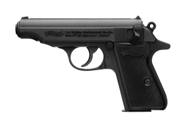 ppblacklefta103.jpg WALTHER ARMS PP 380ACP BLK 3.9" 7+1