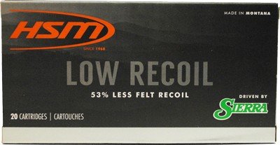 HSM LOW RECOIL 270 WIN 130GR - SBT 20RD 20BX/CS